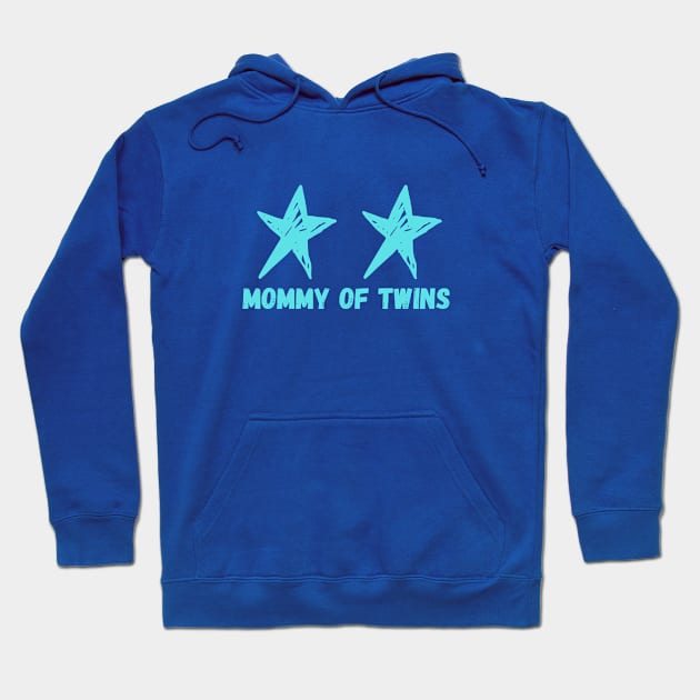 Mommy, mother t-short, twins, stars Hoodie by Olivka Maestro